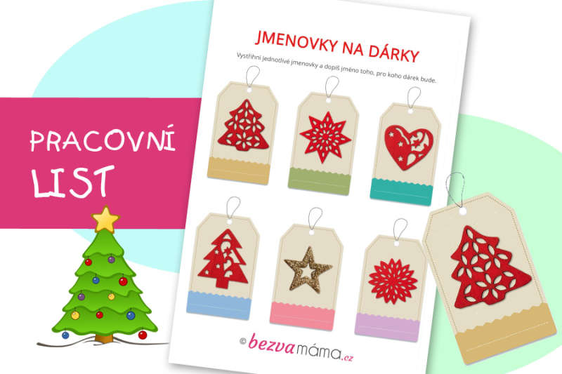 Jmenovky na dárky
