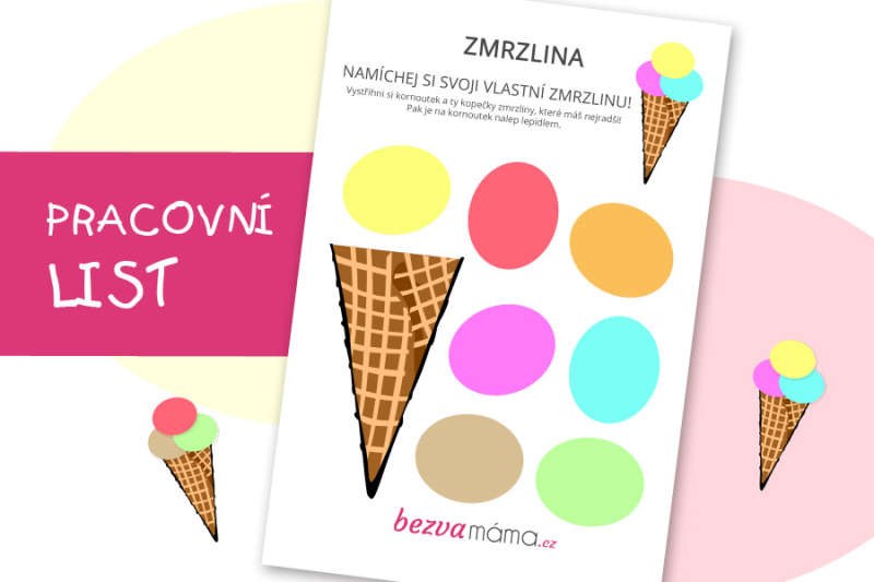 Pracovní list – zmrzlina